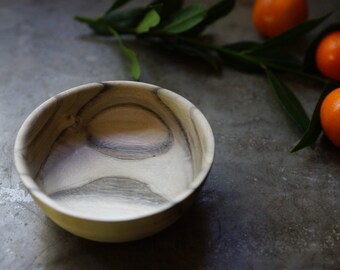 handcrafted small wood bowl, Chinese Tallow wood bowl, salt bowl, spice bowl, jewelry bowl