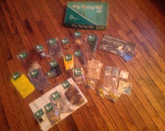 Vintage Fly Tying Kit 1970's