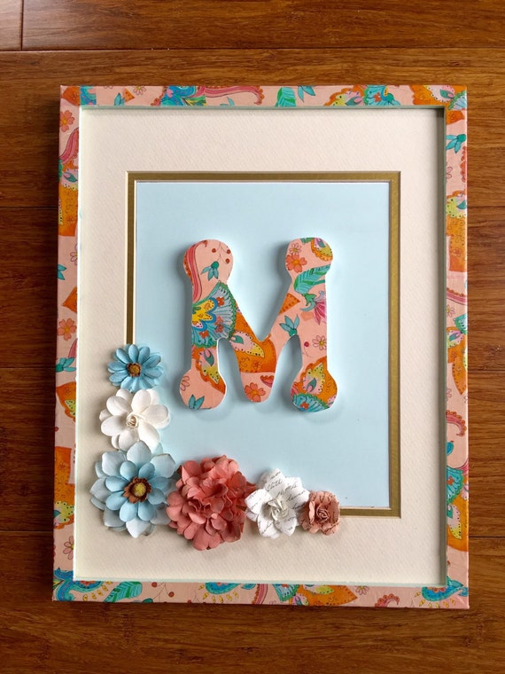 room for baby decoupage ideas similar Monogram Decor to Decoupage Nursery Items Frame