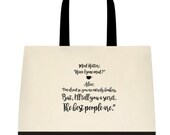 Alice & Wonderland Mad Hatter Tote Bag "Have I gone mad?" "I'm afraid you are entirely bonkers. But I'll tell you a secret..."