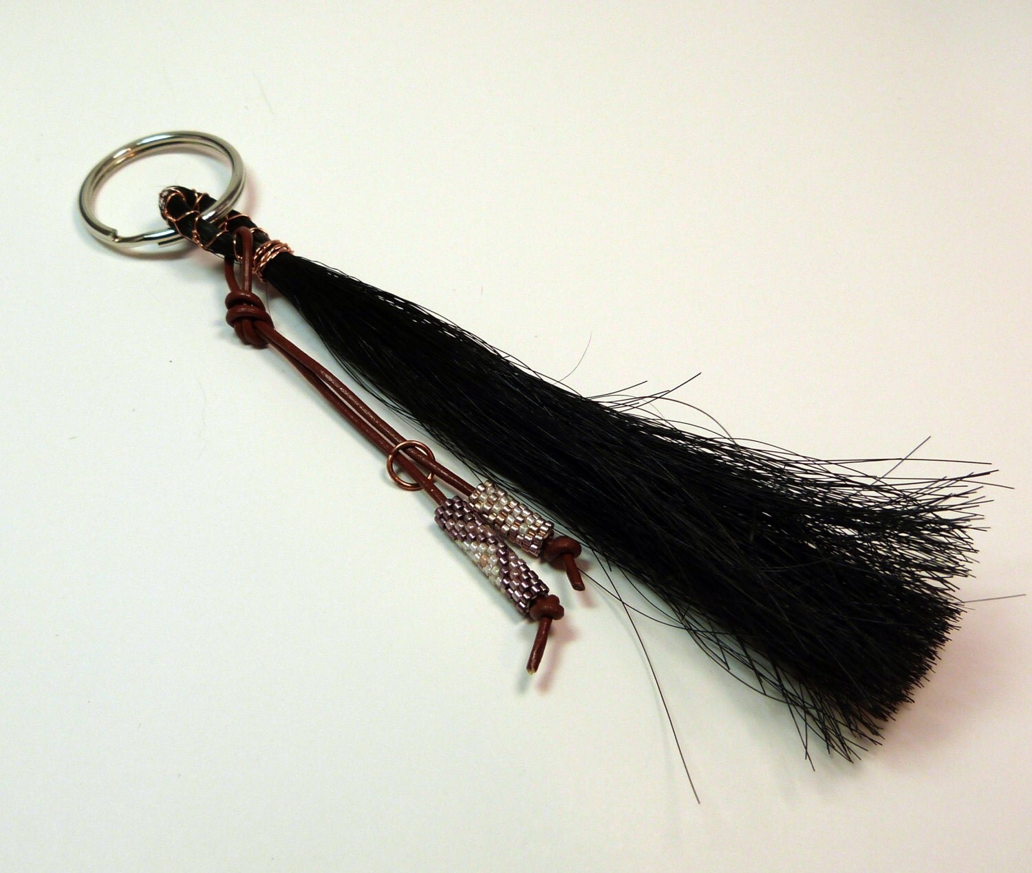 Horse Hair Key ring