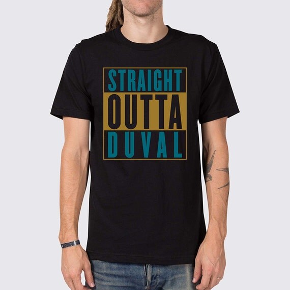 Straight Outta Duval Florida TShirt Jacksonville by joneallen