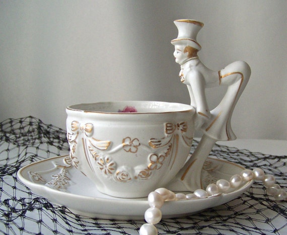 tea cup and saucer made in occupied japan