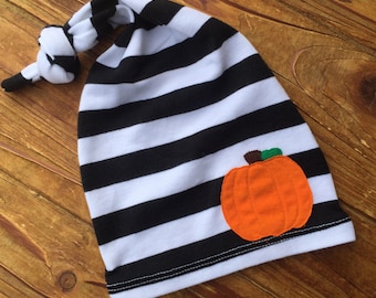 Newborn Hat - Pumpkin Hat - Cotton Hat - Newborn Hat - Newborn Photo Prop - Newborn Boy - Coming Home Set