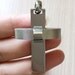 Cross Stainless Steel Pendant-Double Sided