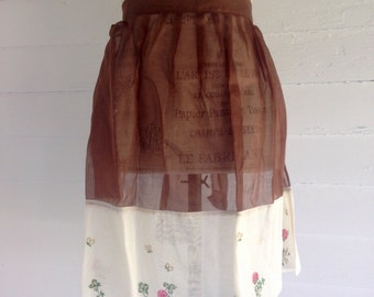 Vintage 1950s Sheer APRON