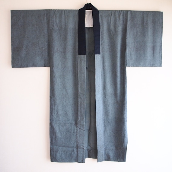 Authentic Antique Japanese JUBAN under KIMONO for men Wool