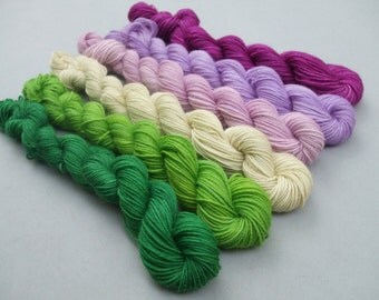 Soft Socks Mini Skeins 4 ply Yarn. Various