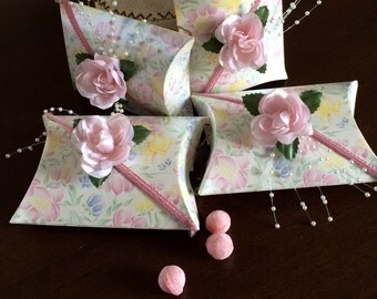 Lot de 4 boites cadeau de mariage vintage pour invités Romano d'Ezzelino - Italy