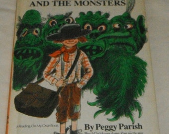 Zed and The Monsters by Peggy Parish Vintage Hardcover Book