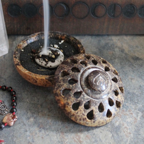 Incense Burner for Burning Loose Incense and Resins Soap