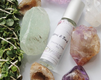 Citrus and Sunshine roll on Essential Oil perfume Vanilla and citrus scented 10ml Bottle