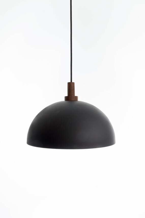 Modern Black Pendant Dome Light The Rolf