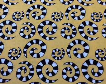 In the beginning happy fabric sold per half metre.