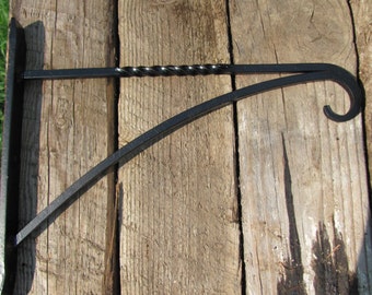Twisted Plant Hanger, Plant Hanger, Hand Forged