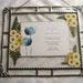 MADE to ORDER|Framed Wedding Invitation|Pressed Flower Art|Up to 5"x7"|Wedding Gift|Wedding Keepsake|Handcrafted|Made in USA