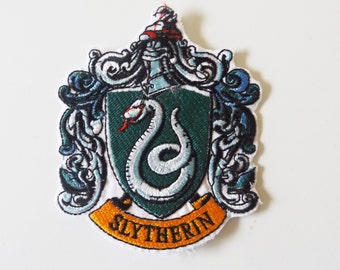 Slytherin Harry Potter Embroidered Iron On Patch