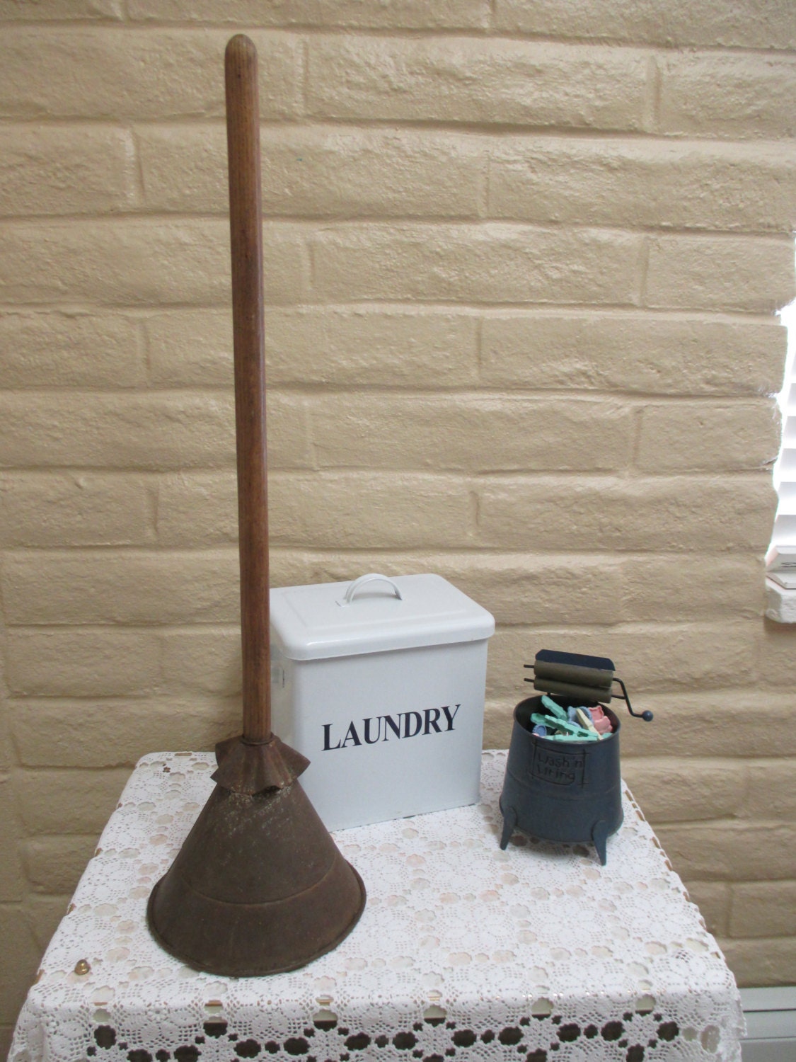 Antique 30 Rapid Washer Laundry / Wash Plunger