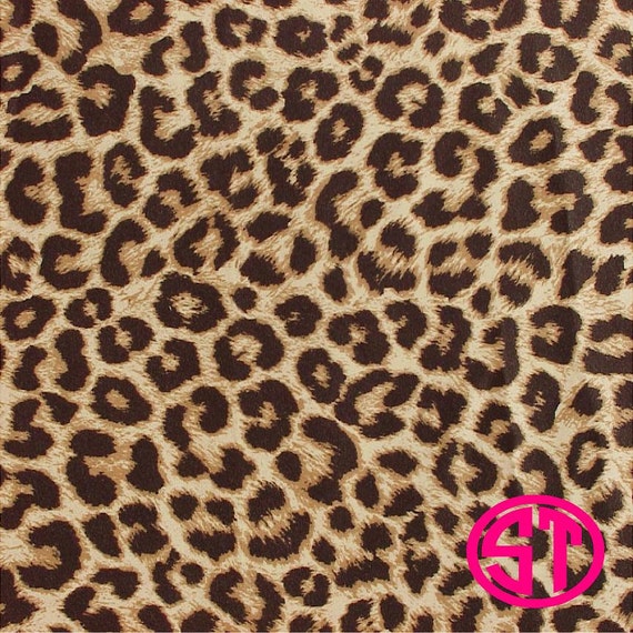 Leopard Print printed Vinyl or HTV to use in vinyl cutter..