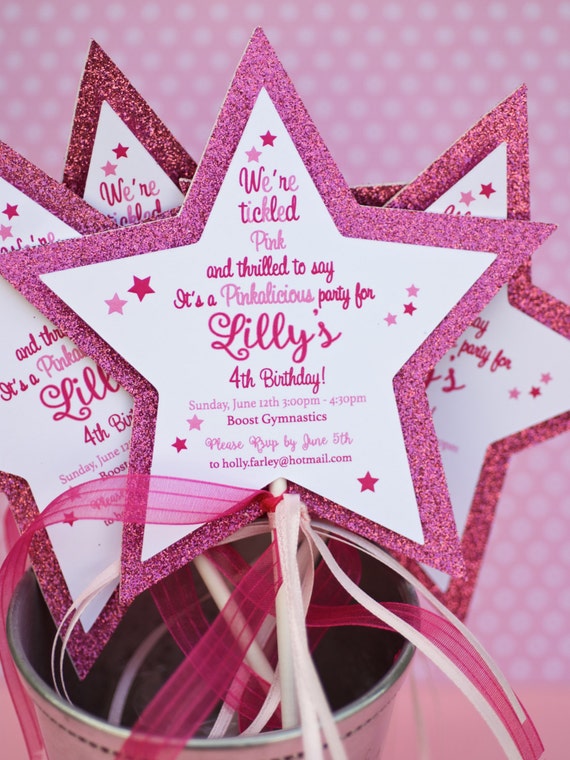 Princess Wand Invitations 2