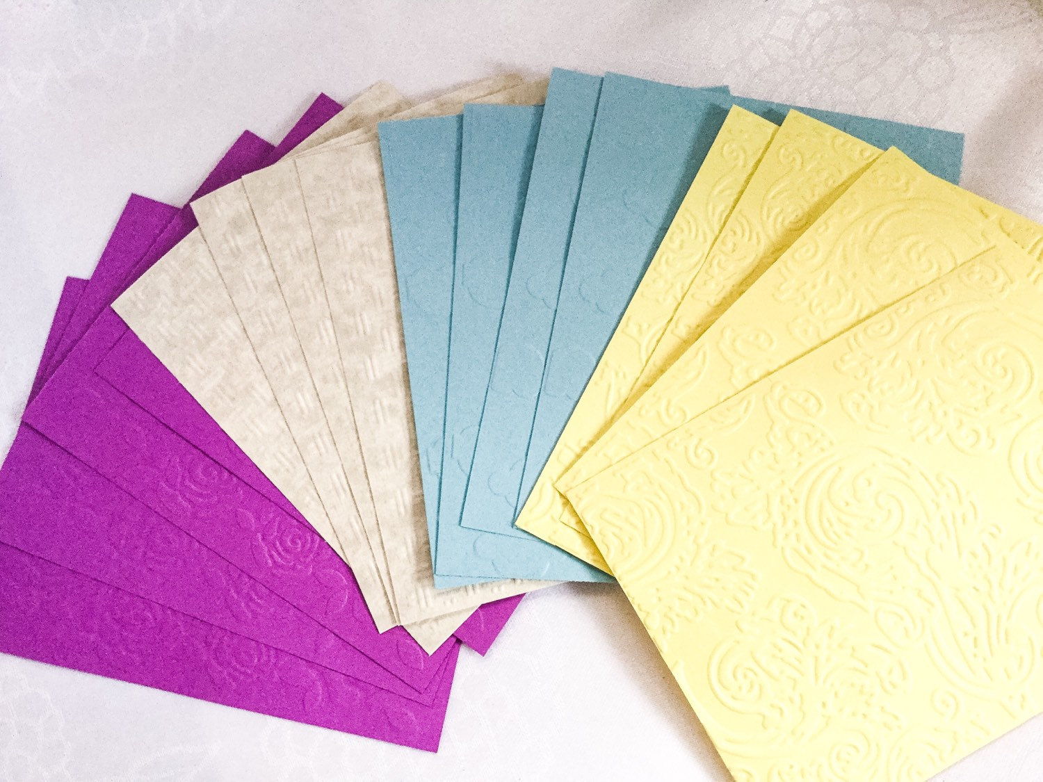 Embossed paper colorful embossed paper scrapbook by Wcards