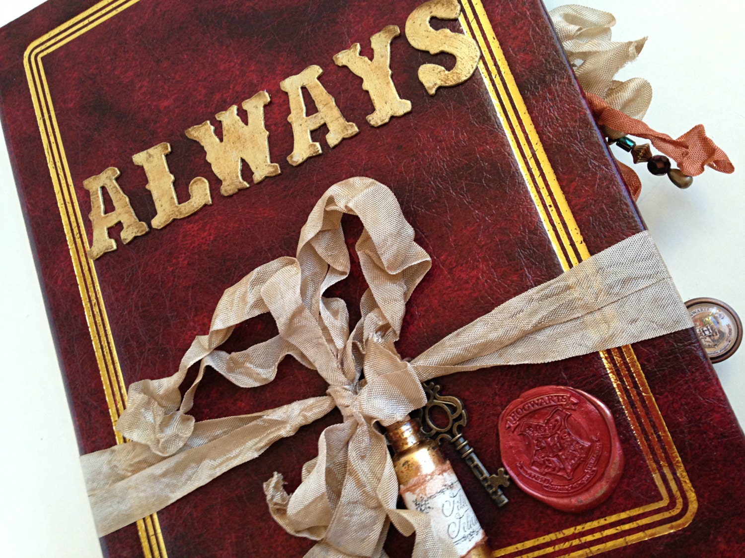 Harry Potter wedding guest book photo album by SmartyPantsParty