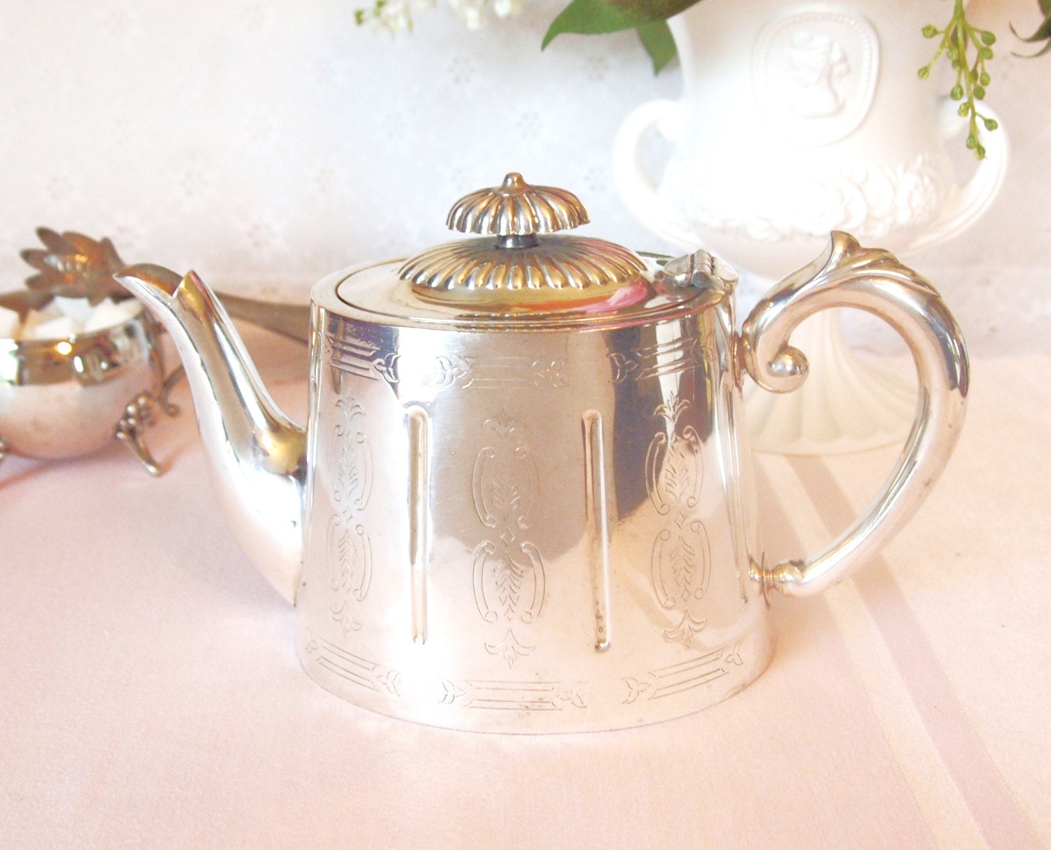 Antique Silver Teapot A1 EPNS Silver Plated Tea Pot Best