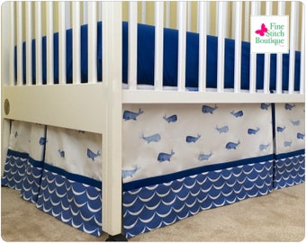 whale crib bedding | etsy whale crib bedding | etsy
