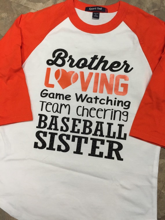 cute baseball sister shirts