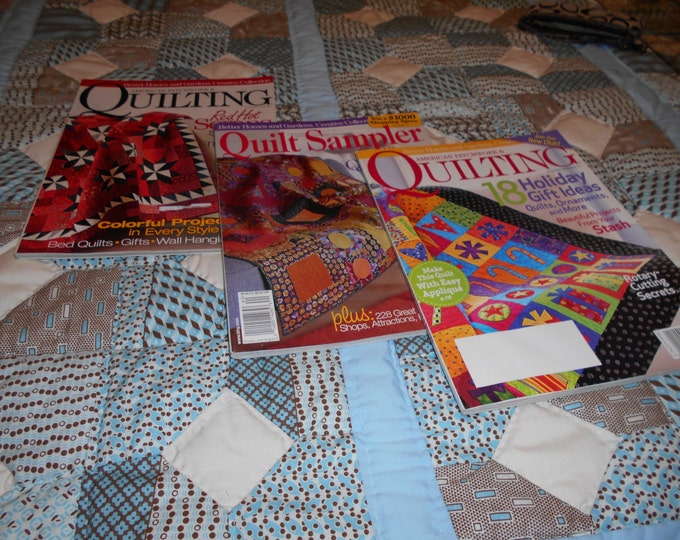 Two American Patchwork Quilting Books and One Ouilting Sampler Book