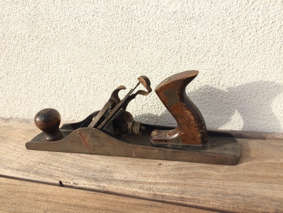 Antique WORTH Hand Plane Wood Working Tools Industrial