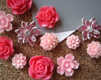 pink thumbtacks decorative push pins 12 pcs pushpins bulletin board thumbtacks wedding - Decorative Bulletin Boards pink thumbtacks decorative push pins 12 pcs pushpins bulletin board thumbtacks wedding - Decorative Bulletin Boards