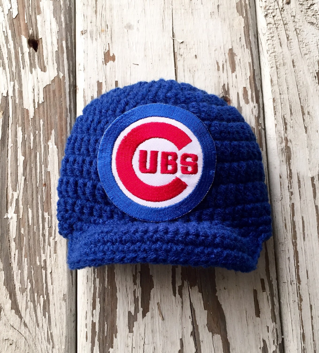 Baby Boy Chicago Cubs Inspired Baseball Hat / by BowBabiesBoutique