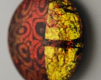 2618 dichroic cabochon - free shipping