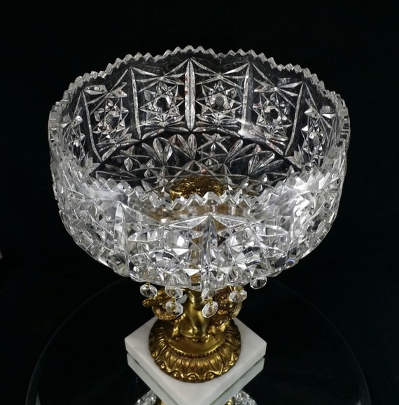 Centerpiece Display Bowl Stand Glass Bowl Crystal Platter