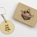 Cat Lady For Life. Engraved Wooden Key Chain. Gift for Cat Lovers.