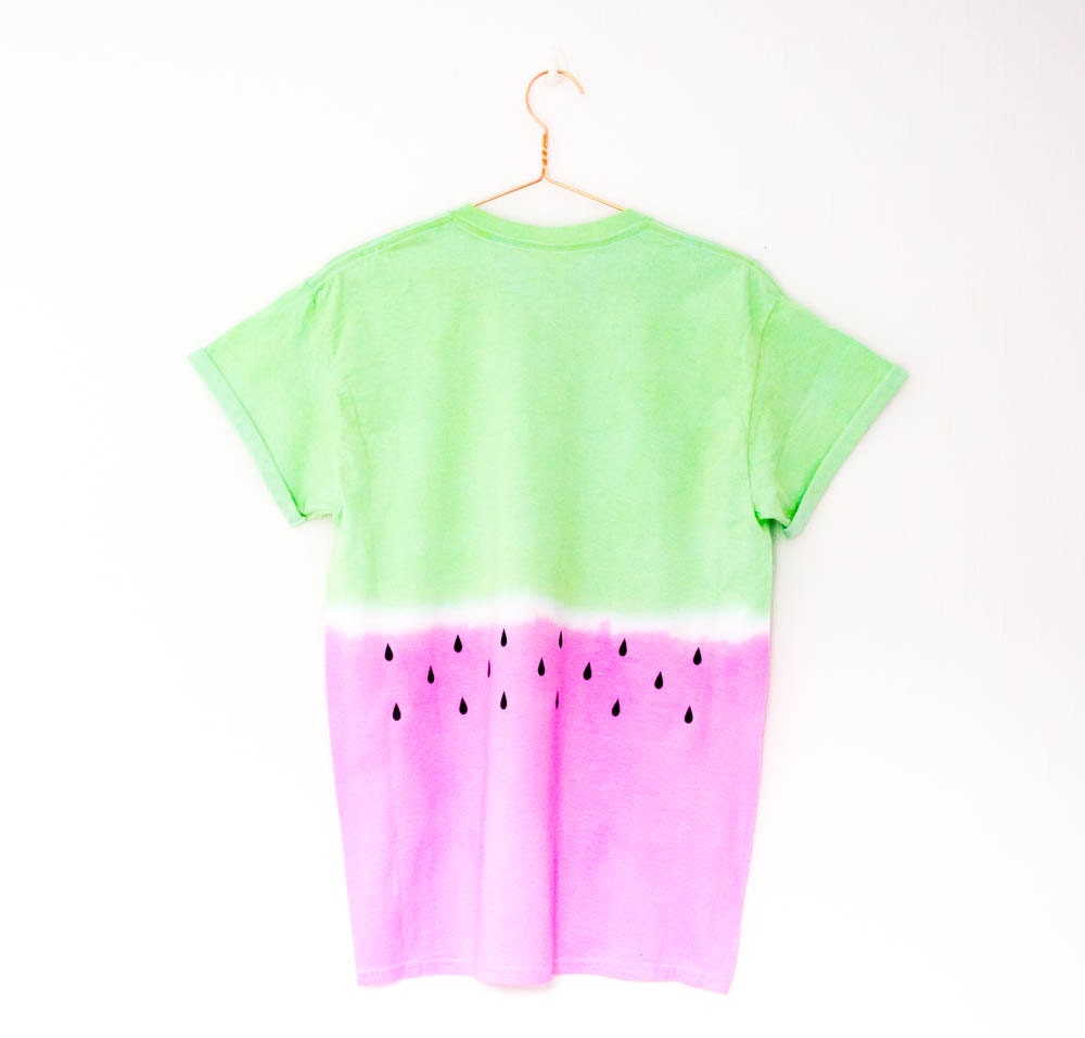 Tie Dye T Shirt Watermelon Summer Festival Hipster By Afrodizziyak 7579