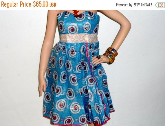 Mothers Day Sale African Dress African Print Mini by ZabbaDesigns