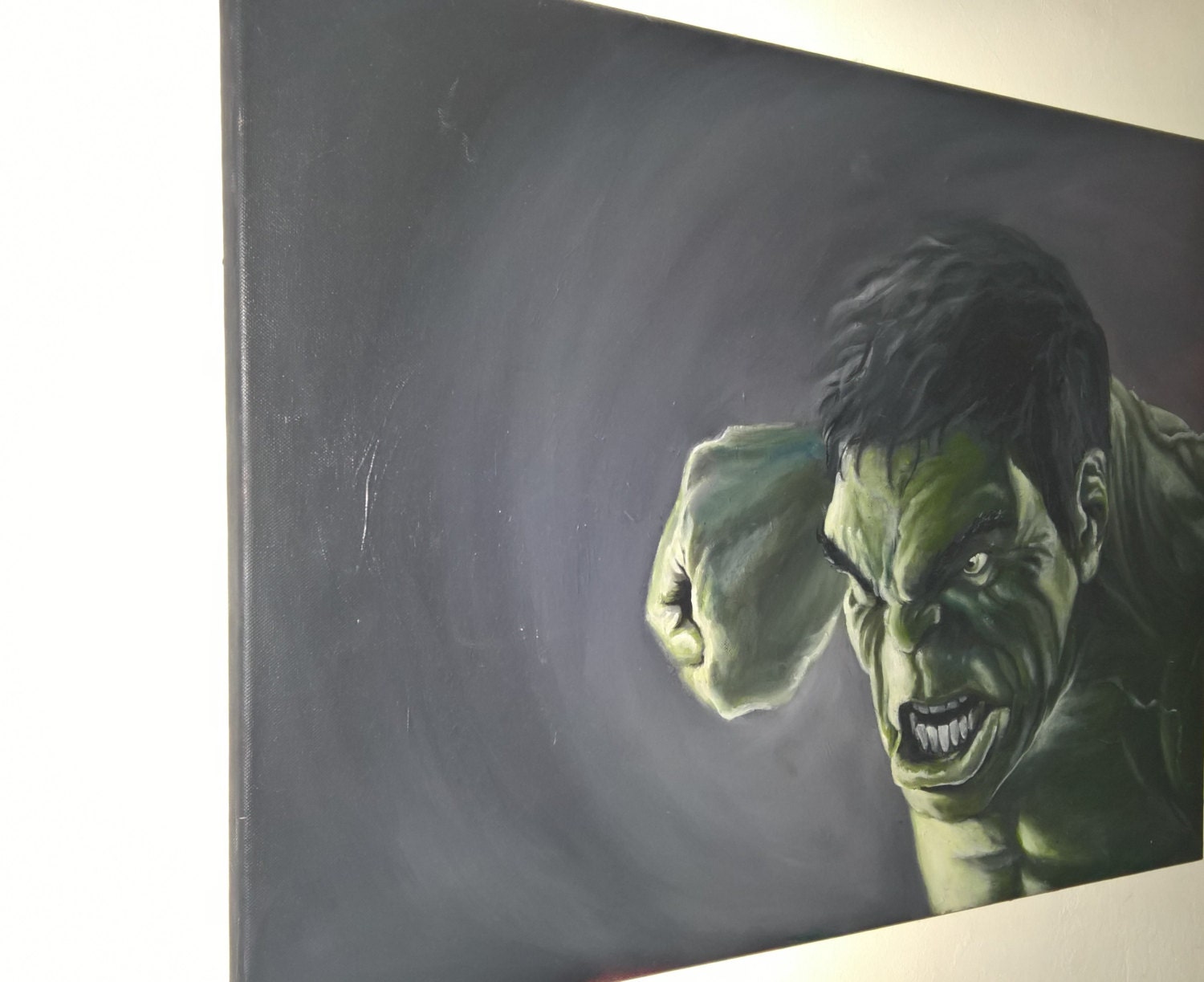 Hulk Original Oil Painting