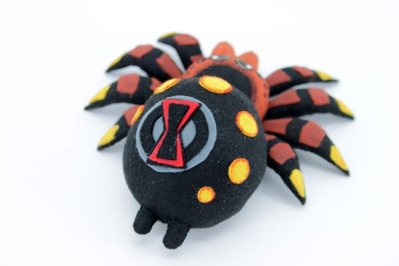 black widow spider plush