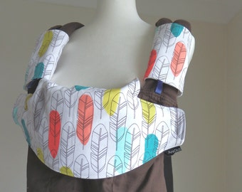Made with Bamboo Fleece Lillebaby Carrier Bib/Cover and a Pair of Sucking pads set-Quill