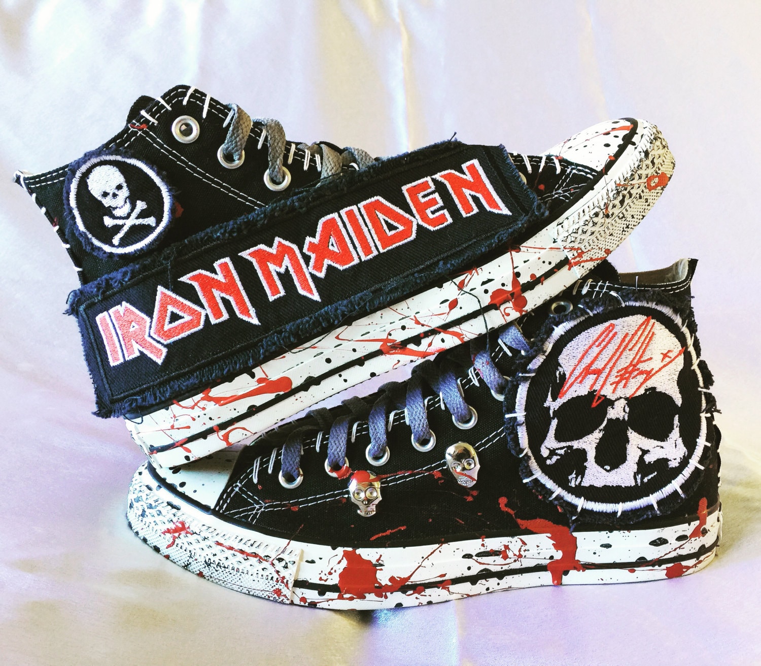 travis scott iron maiden shoes