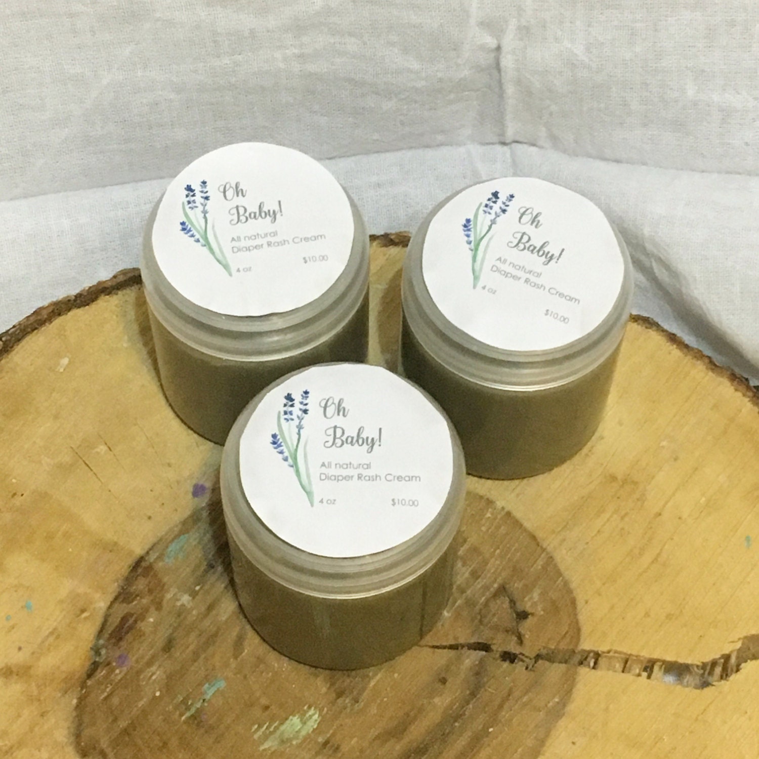 All Natural Baby Diaper Cream Made with Olive by SuddsAndStuff