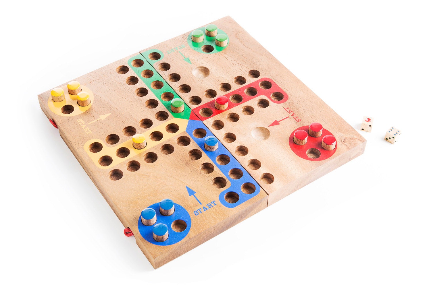 Ludo wooden board game wood board game parcheesi game