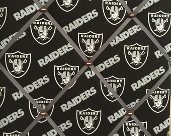 16" x 20" Raiders memory board, Photo memory board