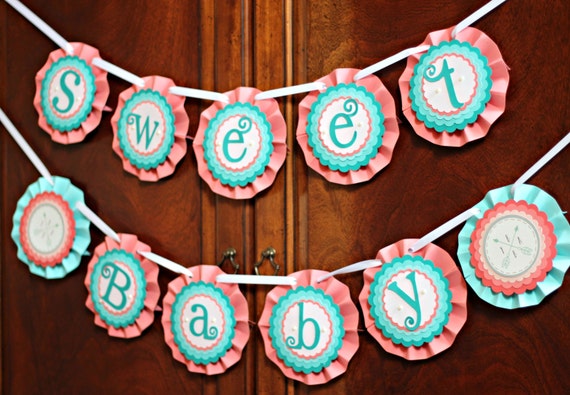 Tribal / Aztec / Boho Chic Gender Reveal Party Decorations