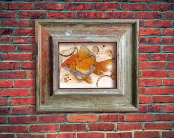 Goldfish painting | Etsy