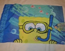 spongebob squarepants pillowcase