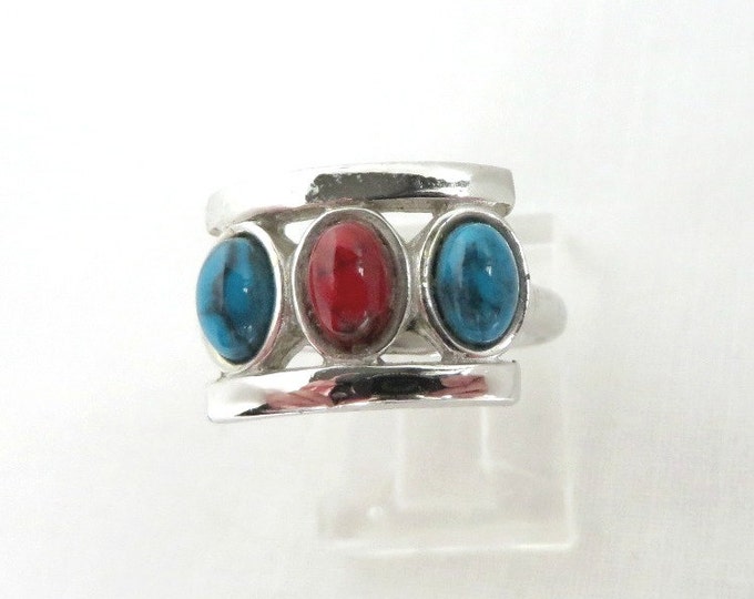 ON SALE! Vintage Sarah Coventry Ring, "Indian Princess" Silver Tone Adjustable Ring