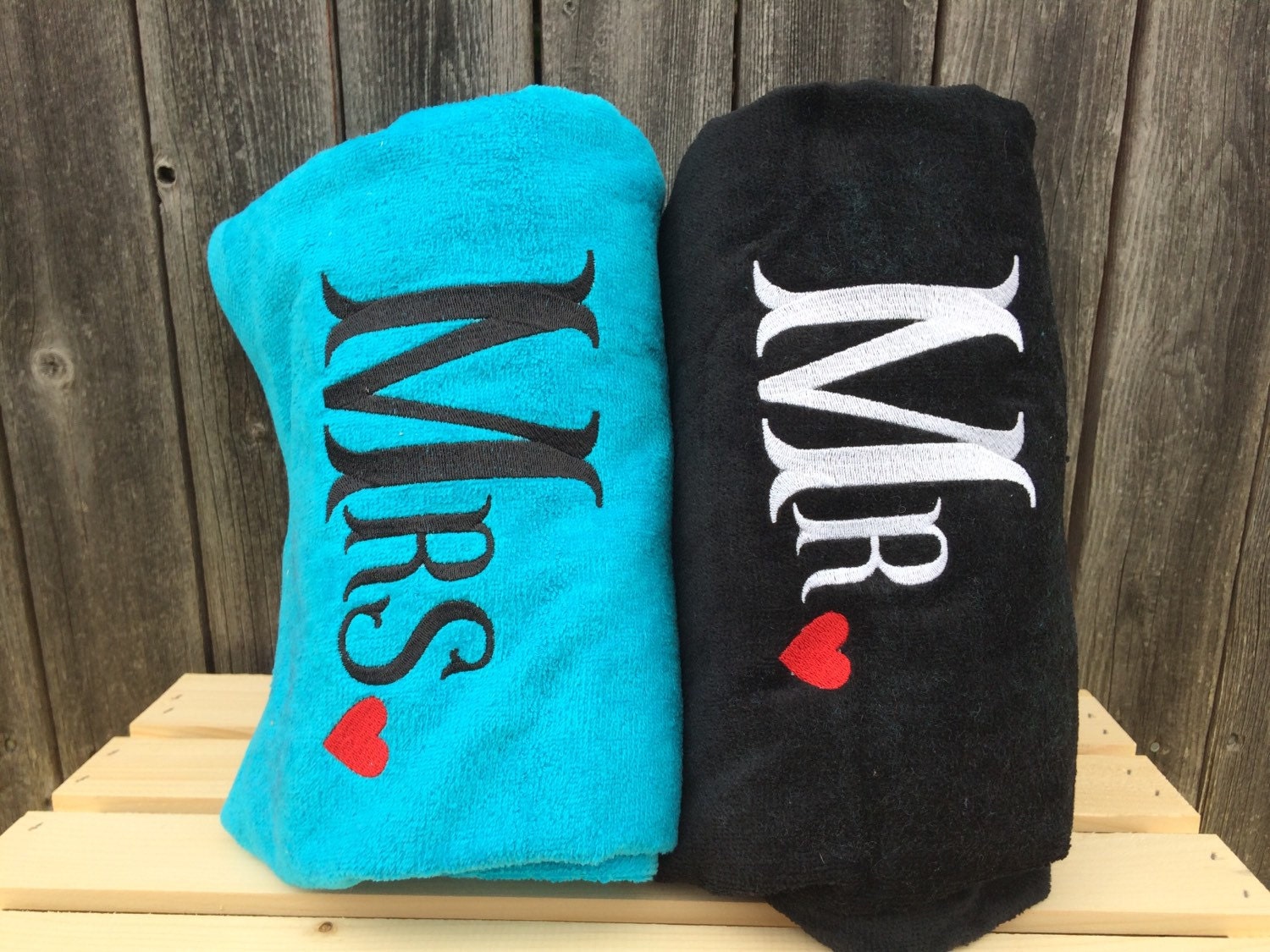 Mr Mrs Beach Towel Set Mr and mrs Wedding gift beach Mr Mrs Beach Towel Set Mr and mrs Wedding gift beach